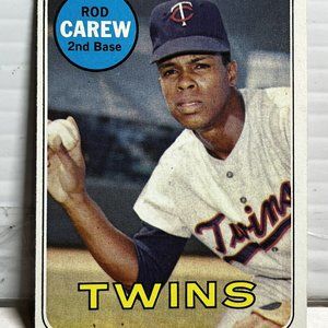 1969 Topps Set-Break #510 ROD CAREW White Letters EXMT Cubs Baseball Card!